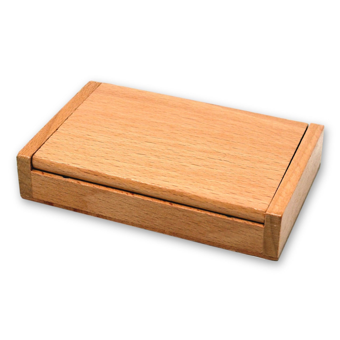 Overhead image of a closed Shut The Box Wooden Dice Game