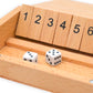 Custom Shut The Box Wooden Dice Game Engraved by Velocity Promotions